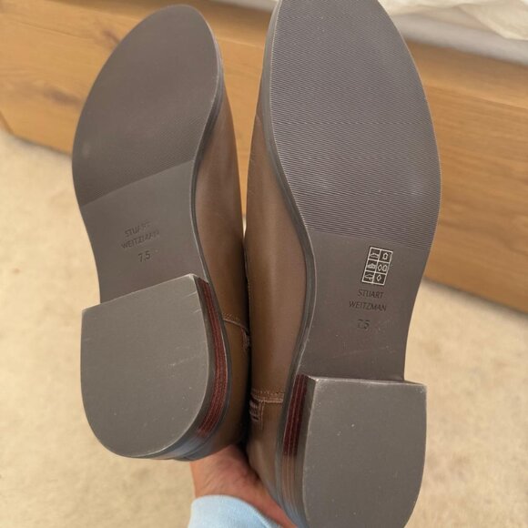 Stuart Weitzman Brown Leather Boots - Size 38 / US 7.5B - Excellent Condition - Picture 6 of 9